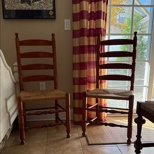 Classic Wooden Ladder Back Chairs